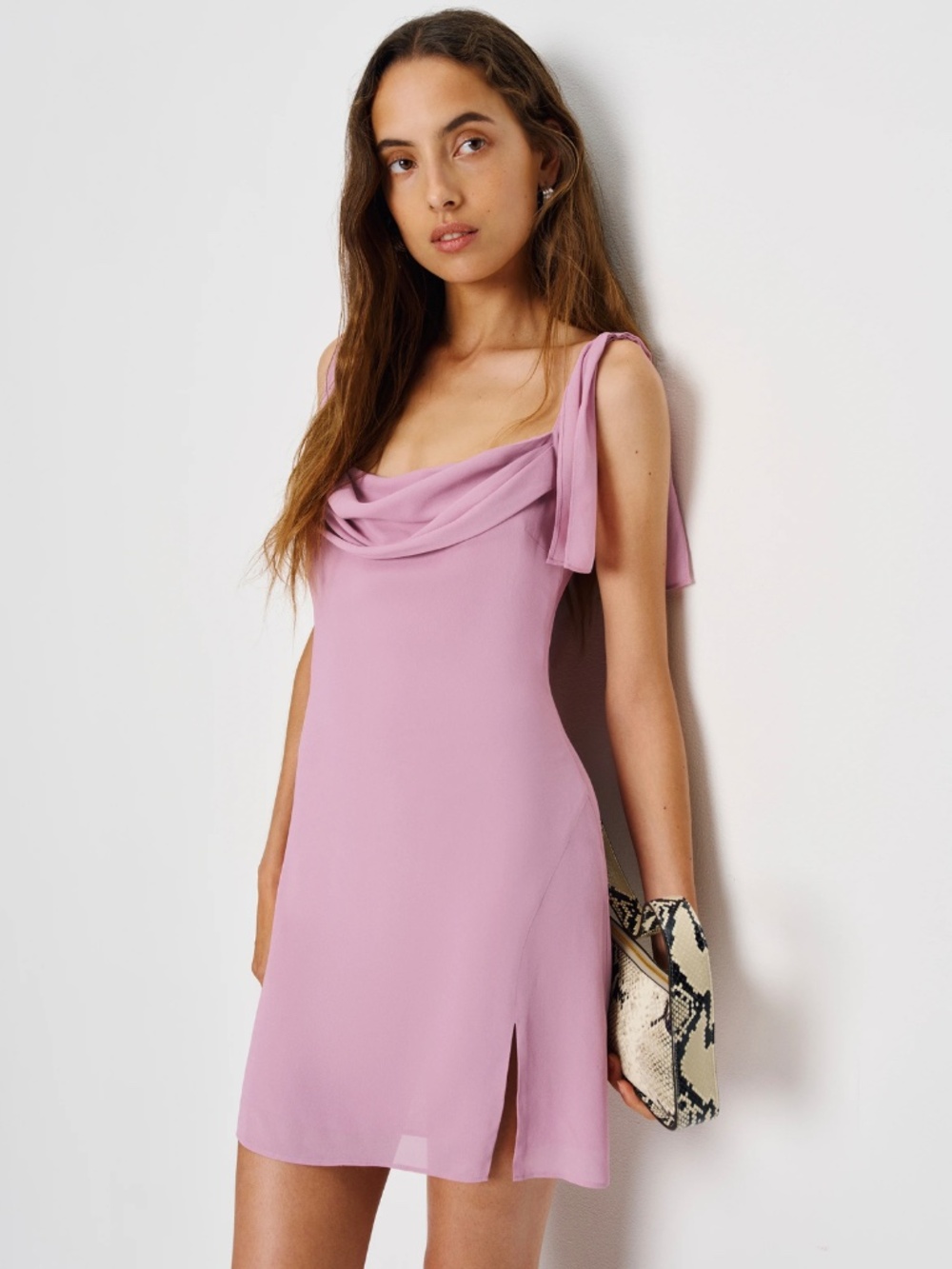 Reformation Dorsia Dress Pink - Size 4 - Picture 2 of 7